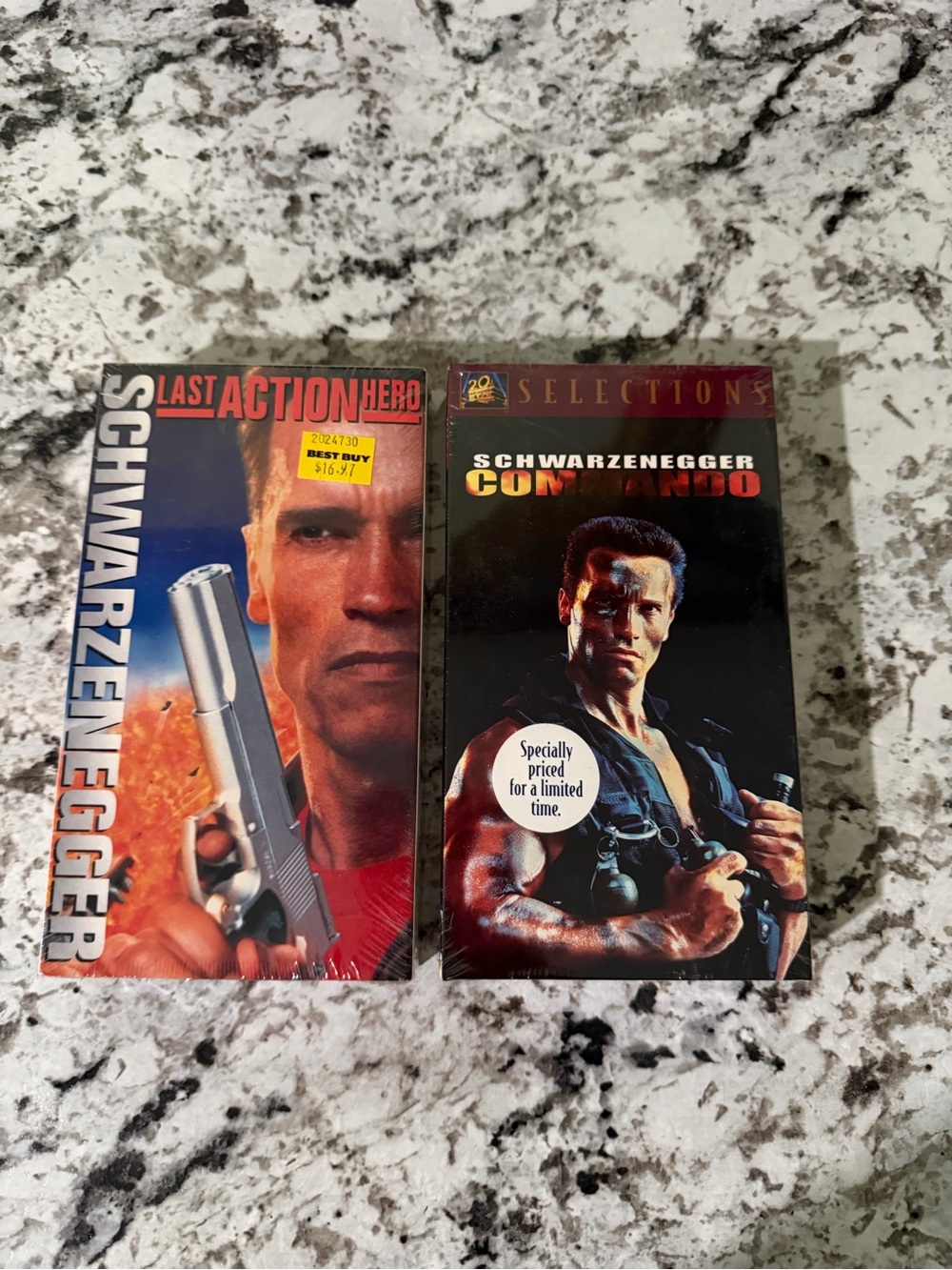 Lot Of 2 Arnold Schwarzernegger VHS SEALED